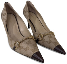 Load image into Gallery viewer, Décolleté in monogram fabric