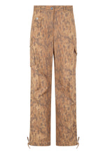 Load image into Gallery viewer, Printed cotton cargo pants