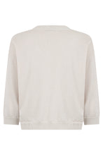 Load image into Gallery viewer, Crew neck sweater with metallic yarn