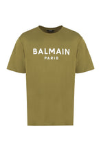 Load image into Gallery viewer, Cotton crew-neck T-shirt
