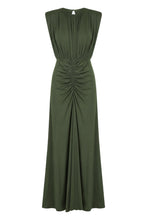 Load image into Gallery viewer, Long dress with drapes