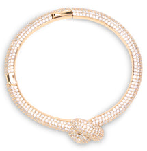 Load image into Gallery viewer, Bracelet with knot and decorative crystals