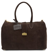 Load image into Gallery viewer, Suede handbag