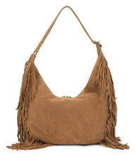 Load image into Gallery viewer, Isola bag in suede with fringes