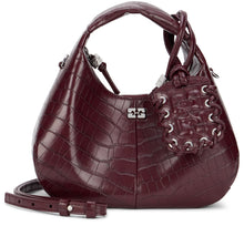 Load image into Gallery viewer, Handbag with crocodile effect