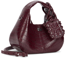 Load image into Gallery viewer, Handbag with crocodile effect