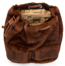 Load image into Gallery viewer, Faux fur backpack
