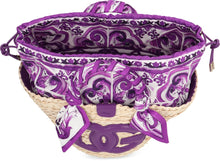 Load image into Gallery viewer, Kendra Coffa raffia tote bag