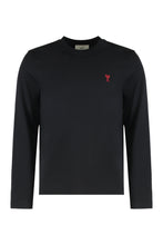 Load image into Gallery viewer, Long-sleeve cotton T-shirt