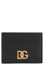 Load image into Gallery viewer, Leather cardholder with logo