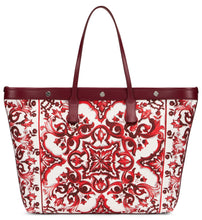 Load image into Gallery viewer, Tote bag with majolica print