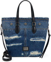 Load image into Gallery viewer, Denim Tote Bag