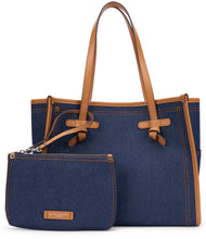 Load image into Gallery viewer, Bag Marcella in denim and leather