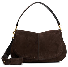 Load image into Gallery viewer, Suede shoulder bag