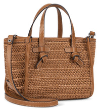 Load image into Gallery viewer, Marcella mini straw woven bag