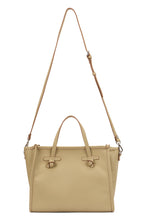 Load image into Gallery viewer, Elegant beige bag with refined metallic details