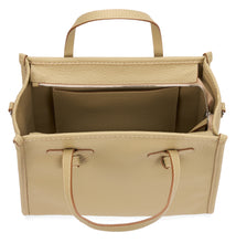 Load image into Gallery viewer, Elegant beige bag with refined metallic details