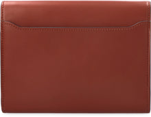 Load image into Gallery viewer, Leather Buckle Travel Case with strap