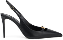 Load image into Gallery viewer, Leather pumps with logo