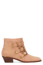 Load image into Gallery viewer, Susan ankle boots in suede with studs