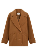 Load image into Gallery viewer, Oversized double-breasted coat