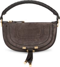 Load image into Gallery viewer, Brown leather bag dark elegant and chic