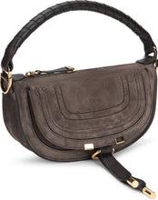Load image into Gallery viewer, Brown leather bag dark elegant and chic