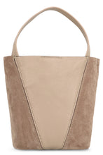 Load image into Gallery viewer, Tote bag Chloé Spin small in burgundy leather and suede