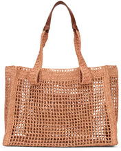 Load image into Gallery viewer, Tote bag East-West Summer Banana in raffia