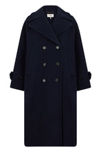 Load image into Gallery viewer, Long double-breasted coat