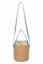 Load image into Gallery viewer, Bucket bag in raffia Woody