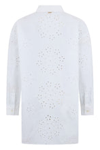 Load image into Gallery viewer, Cotton shirt with sangallo lace