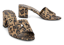Load image into Gallery viewer, Leopard print high heel sandals