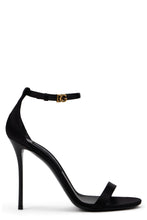 Load image into Gallery viewer, Heels in patent leather and velvet