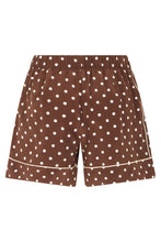 Load image into Gallery viewer, Short silk trousers with polka dots