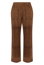 Load image into Gallery viewer, Straight suede goat pants