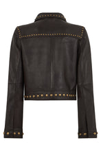Load image into Gallery viewer, Leather jacket with studs