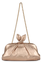 Load image into Gallery viewer, Bow Tie leather clutch