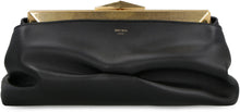 Load image into Gallery viewer, Diamond Frame leather clutch