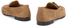 Load image into Gallery viewer, Suede loafers with napa