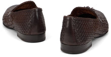 Load image into Gallery viewer, Woven leather moccasins