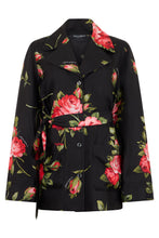 Load image into Gallery viewer, Silk floral jacket