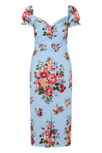 Load image into Gallery viewer, Floral silk dress