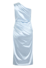 Load image into Gallery viewer, One-shoulder midi dress