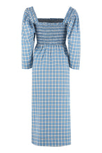 Load image into Gallery viewer, Checked midi dress