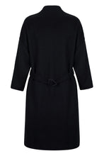 Load image into Gallery viewer, Coat made of mixed wool and silk with belt