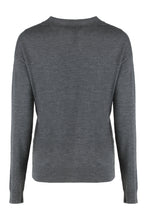 Load image into Gallery viewer, V-neck sweater in wool and cashmere