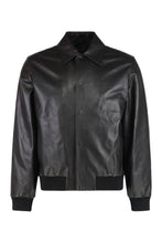 Load image into Gallery viewer, Black leather jacket