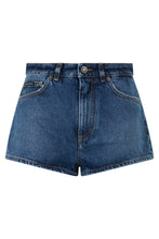 Load image into Gallery viewer, Dark blue denim shorts high quality
