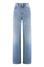 Load image into Gallery viewer, Wide-leg jeans with 5 pockets